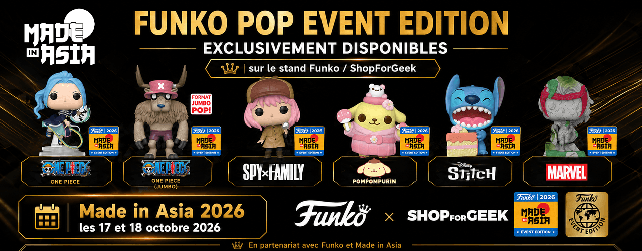 BANNER_MADE IN ASIA 2026 - FUNKO powered by SHOPFORGEEK : une grande première à Made in Asia !